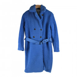 BLUE COAT WITH BELT